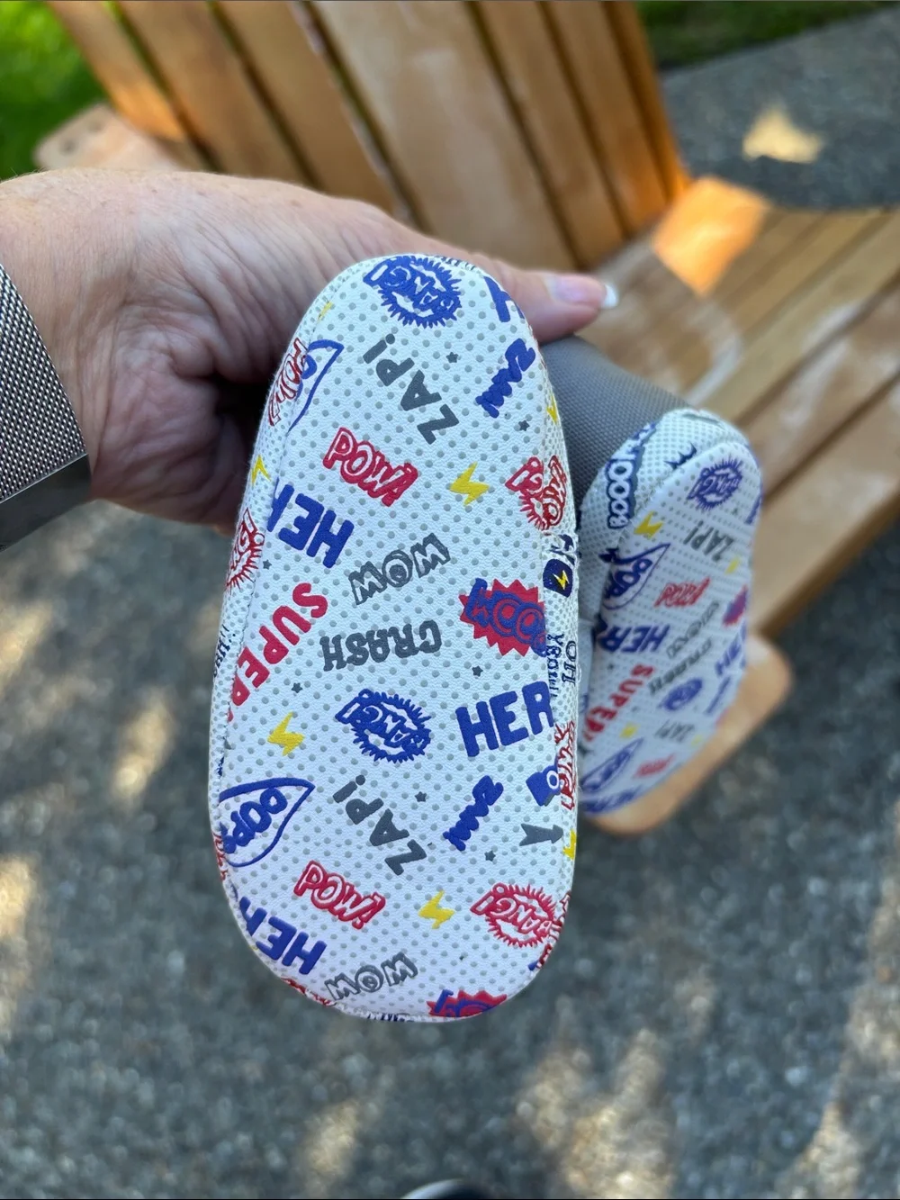 Rosie Pope Gray Kids Sneakers with Printed Trim